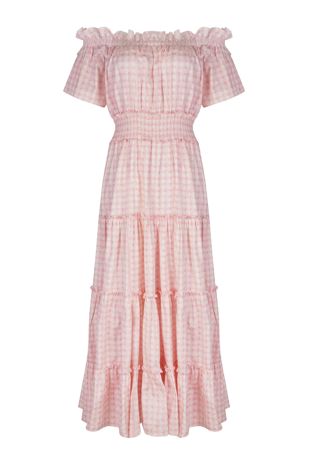 Sandy Dress - Pink Vichy