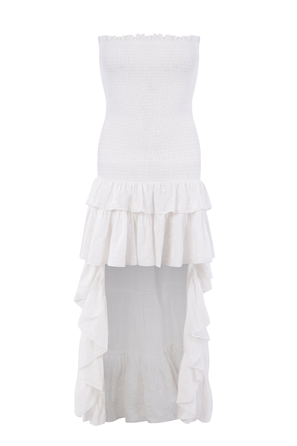 Livi Dress - White Embroidery