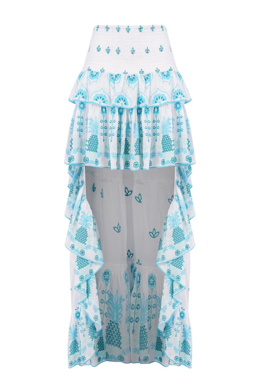 Lisa Skirt - Aqua Pineapple