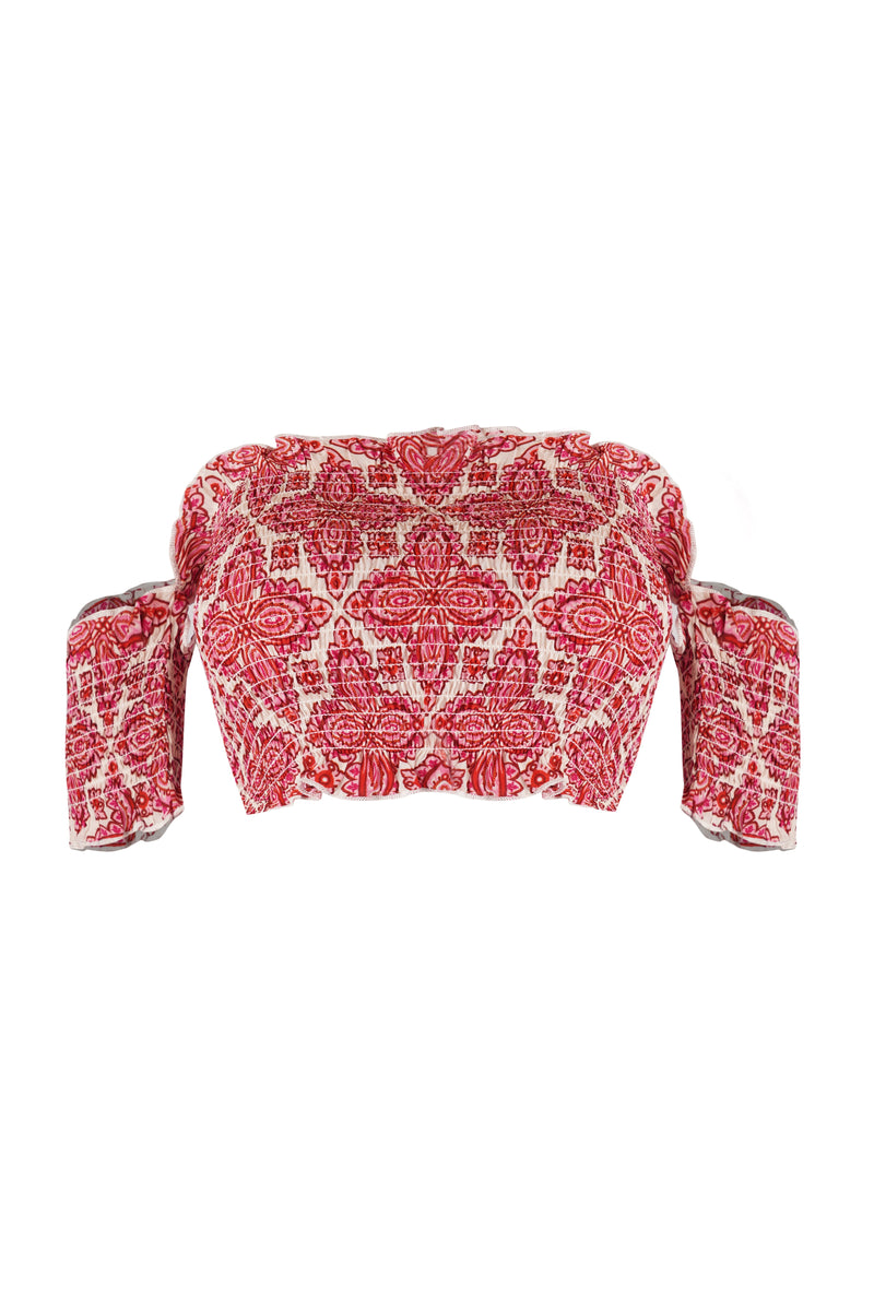 Top de esmoquin - Loto Rojo