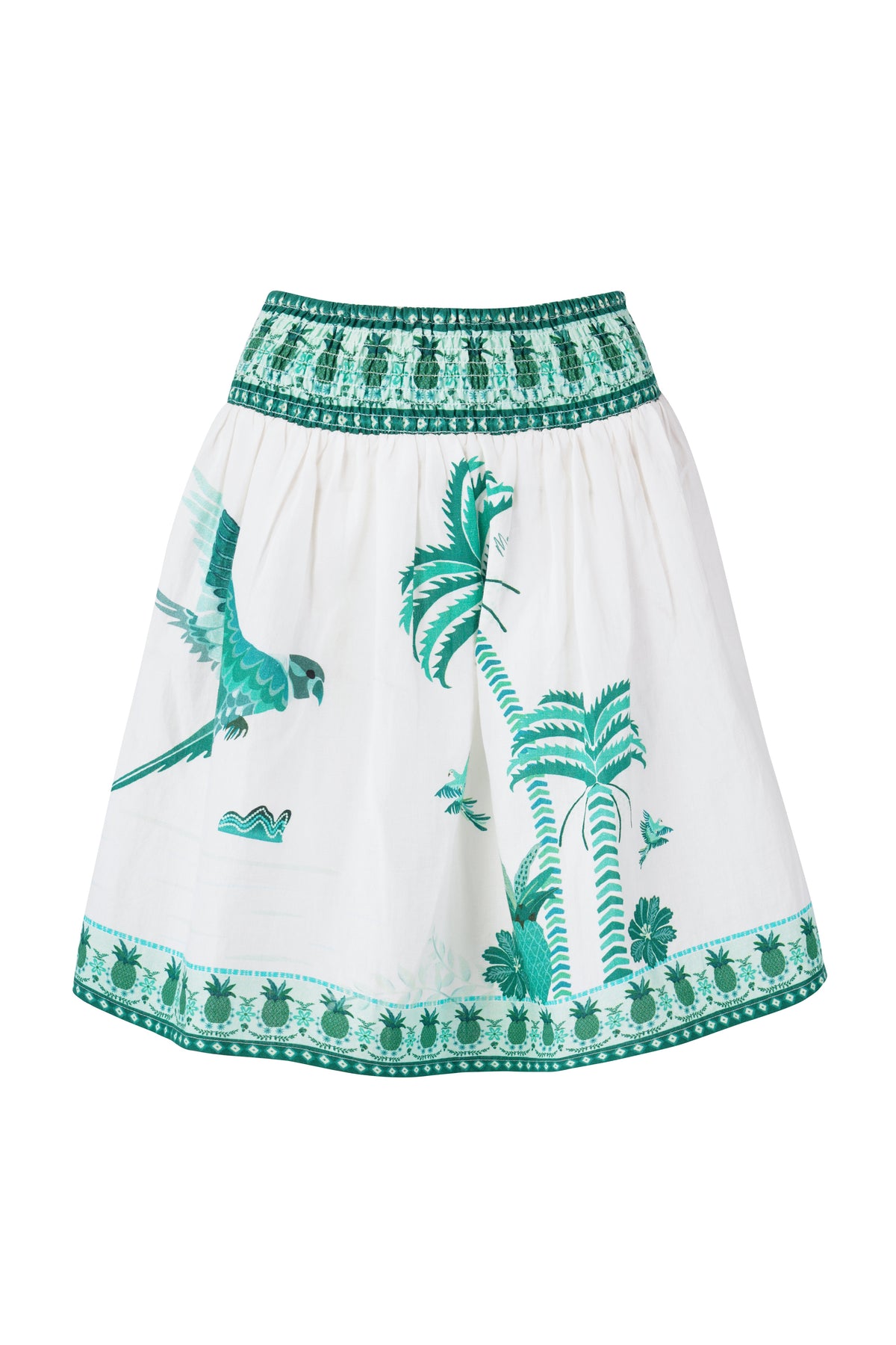 Pia Skirt - Green Parrot