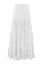 Alissa Skirt - White Embroidery