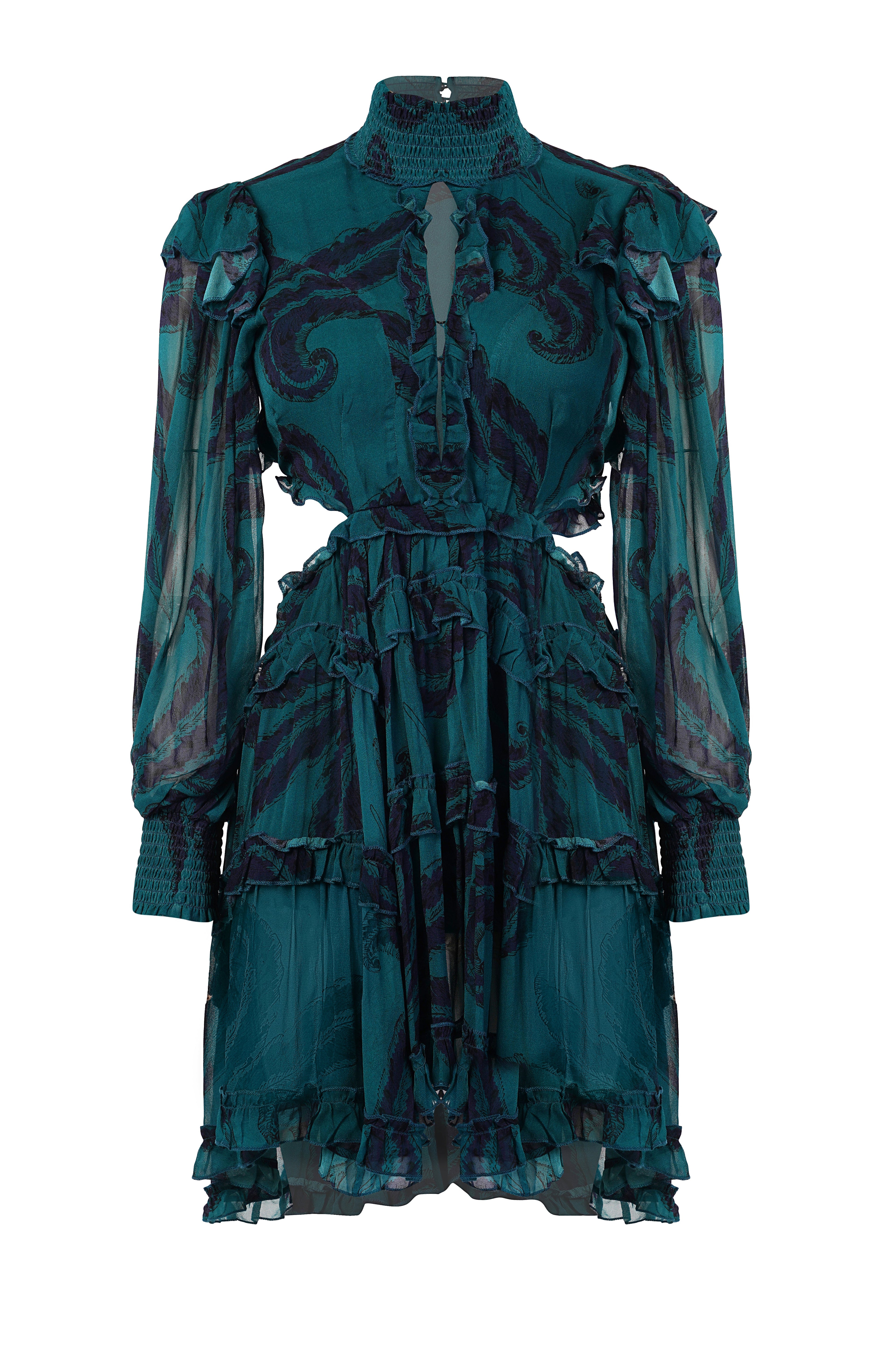 Vestido Esmeralda - Hojas