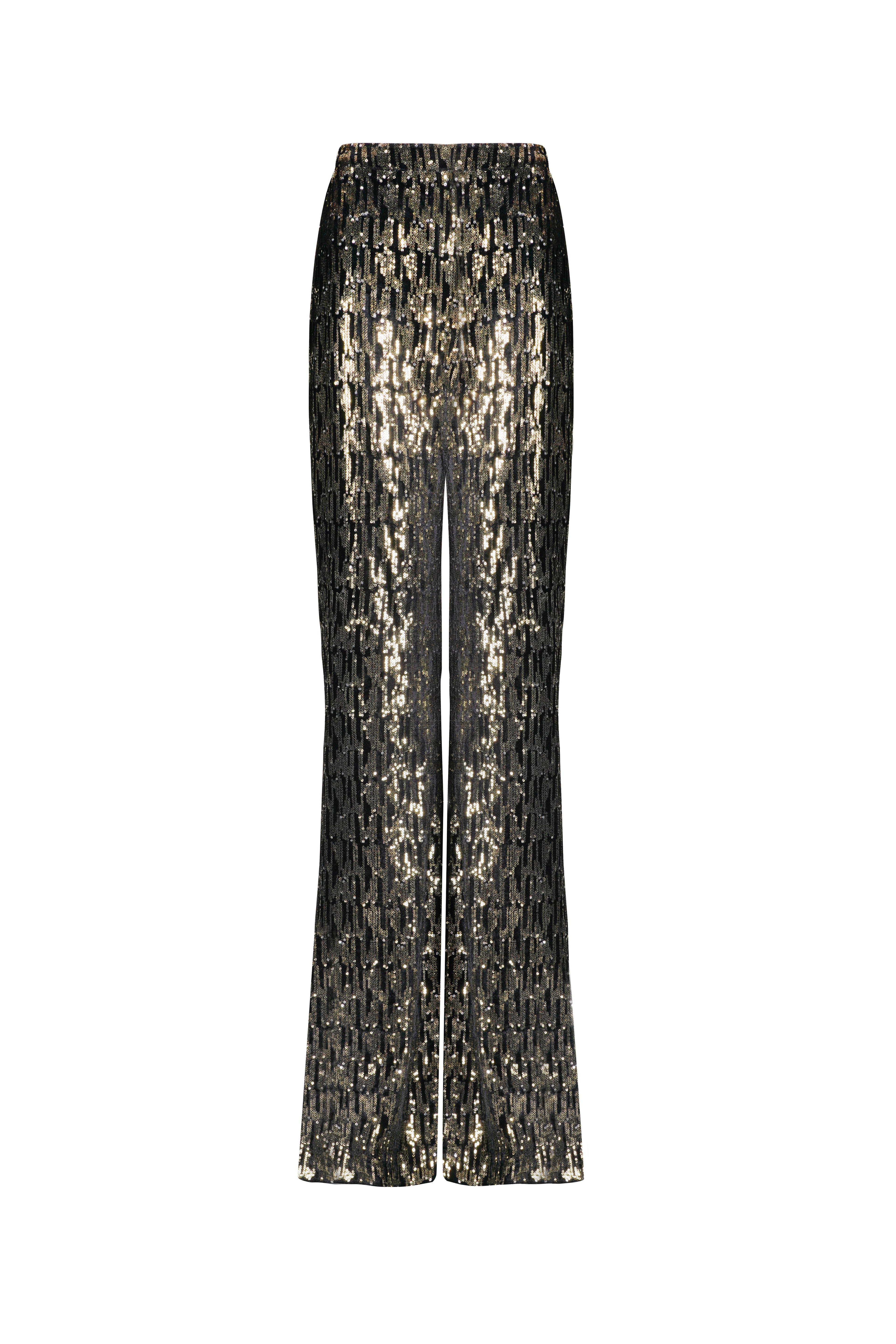 Pantalón Nadia - Lentejuelas Doradas