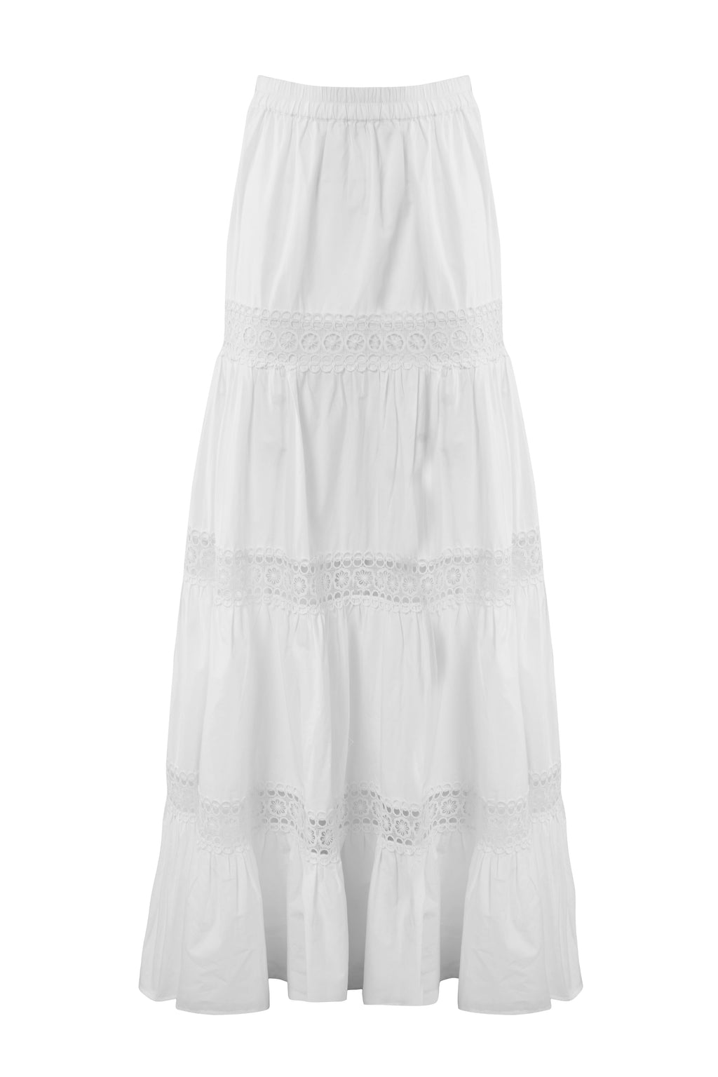 Jupe Ninon - Broderies Blanches