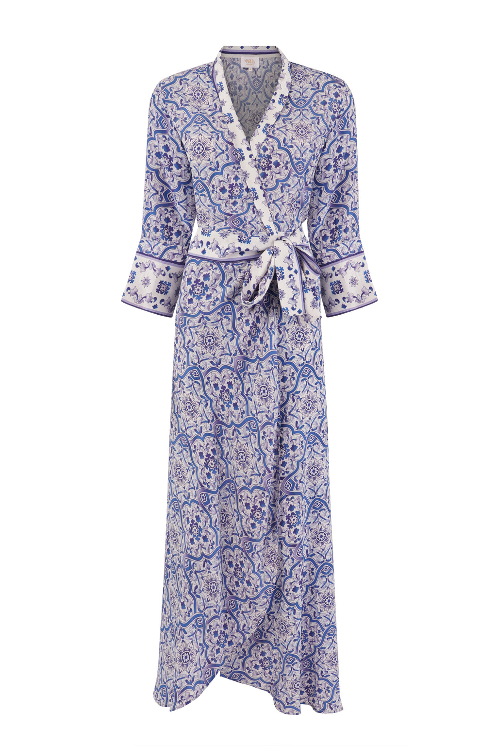 Vestido Valina - Azulejo Azul