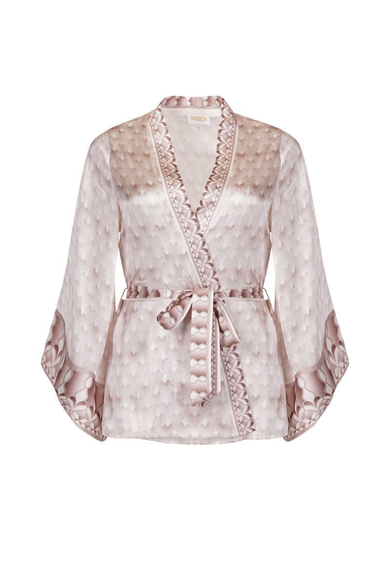 Kimono Dalia - White Peacock