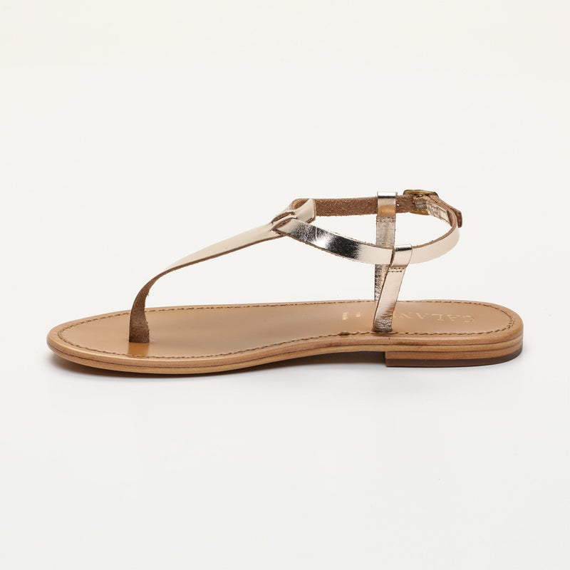 Calank - Sandalias Entre Dedos - Pedernera - Dorado