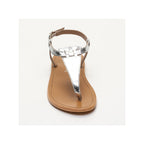 Calank - Animal Print Pedernera Sandals - Silver
