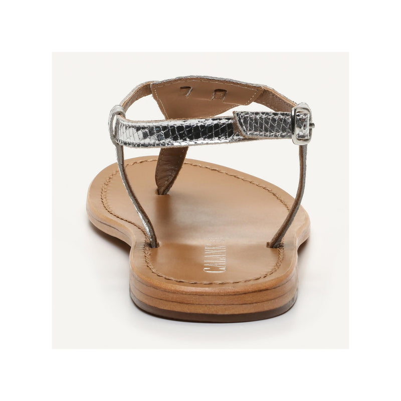 Calank - Sandalias Pedernera Animal Print - Plata