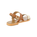 Calank - Sandales Milagrosa - Camel Et Gold