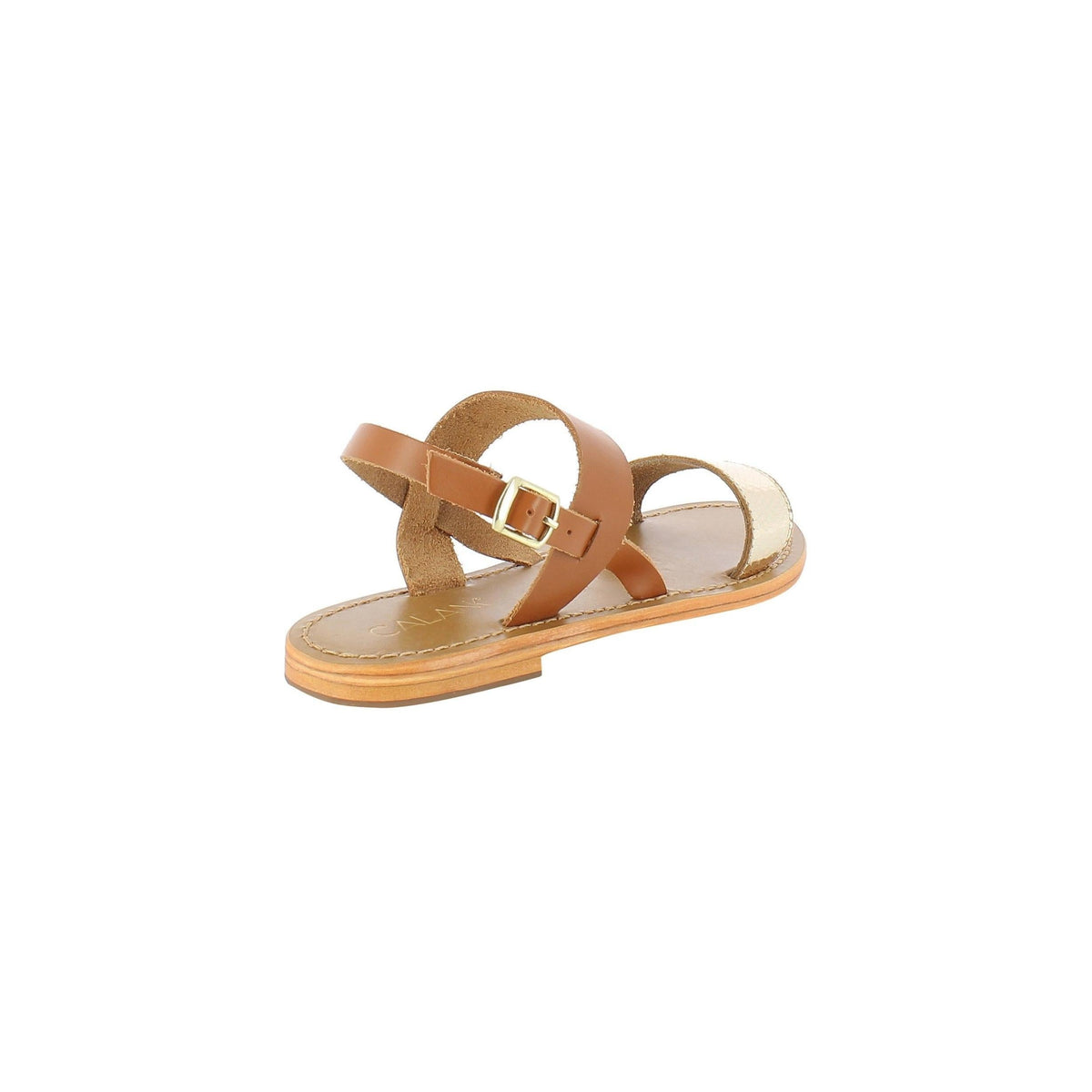 Calank - Milagrosa Sandals - Brown and Gold