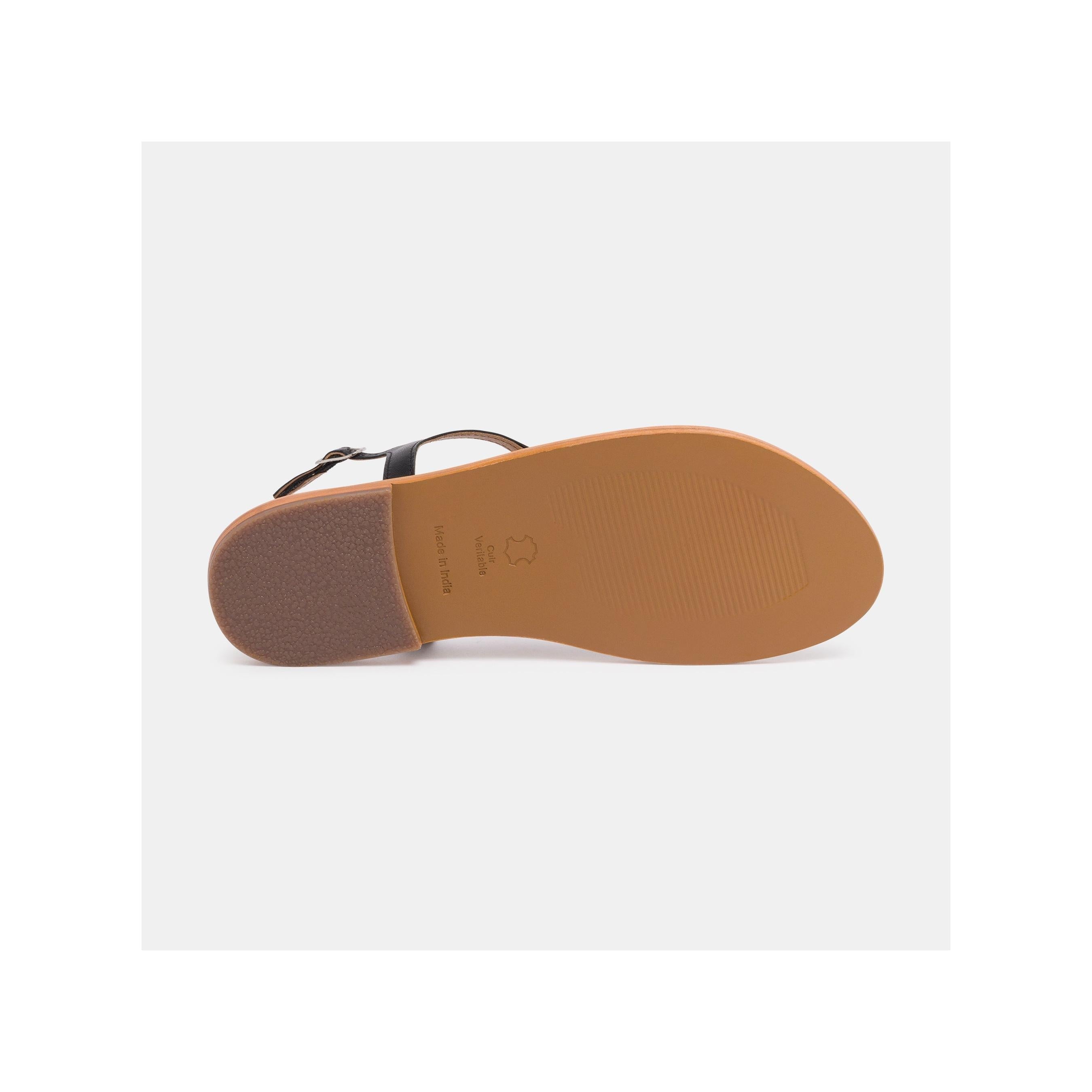 Calank - Bandeira Toe-Post Sandals - Black