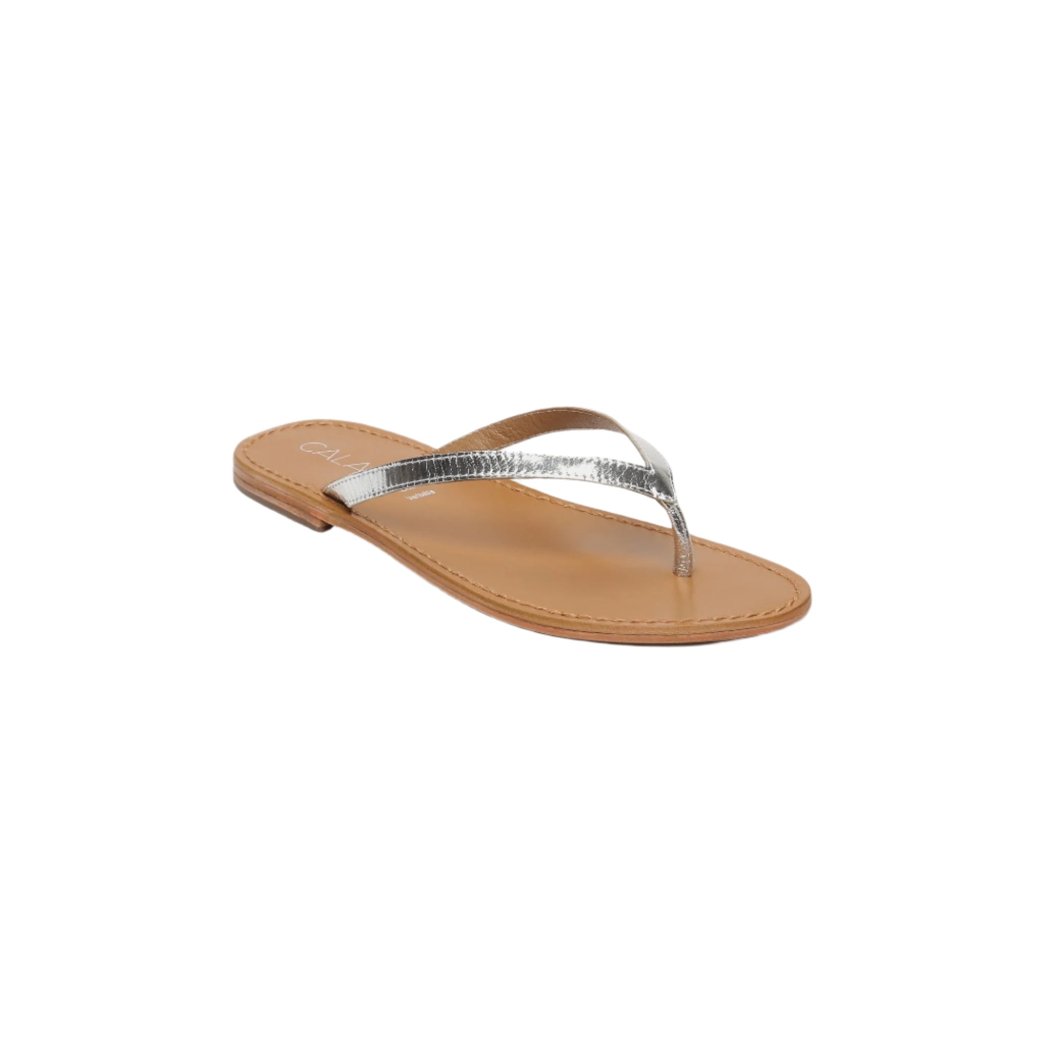 Calank - Toe-Post Mules - Yapeyu - Silver