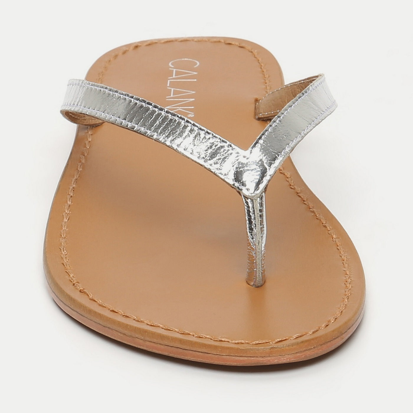 Calank - Toe-Post Mules - Yapeyu - Silver