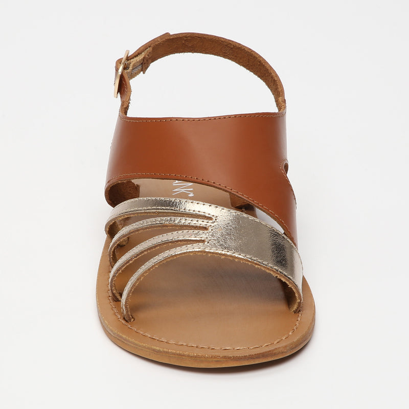 Calank - Sandales Ipiranga - Camel / Gold