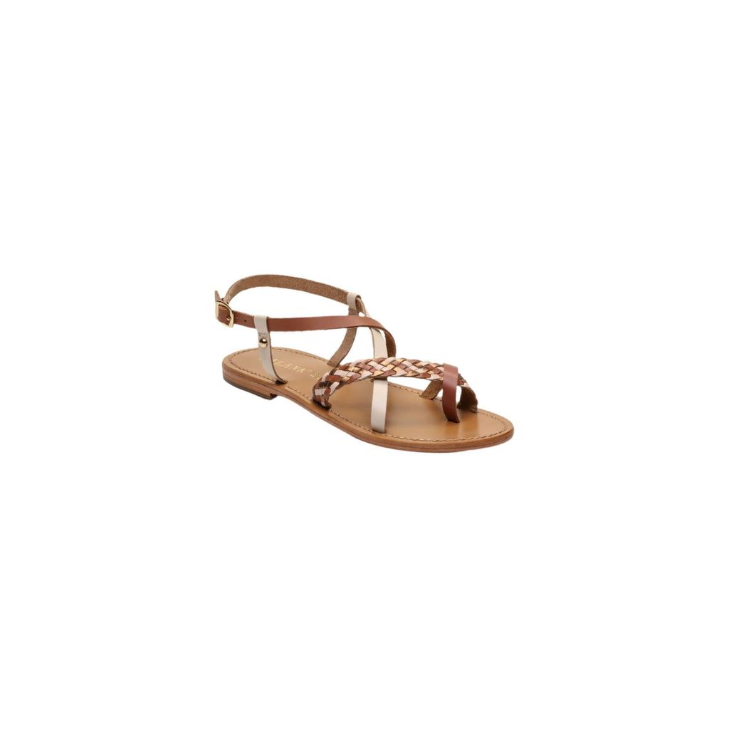 Calank - Hecla Toe-Post Sandals - Beige