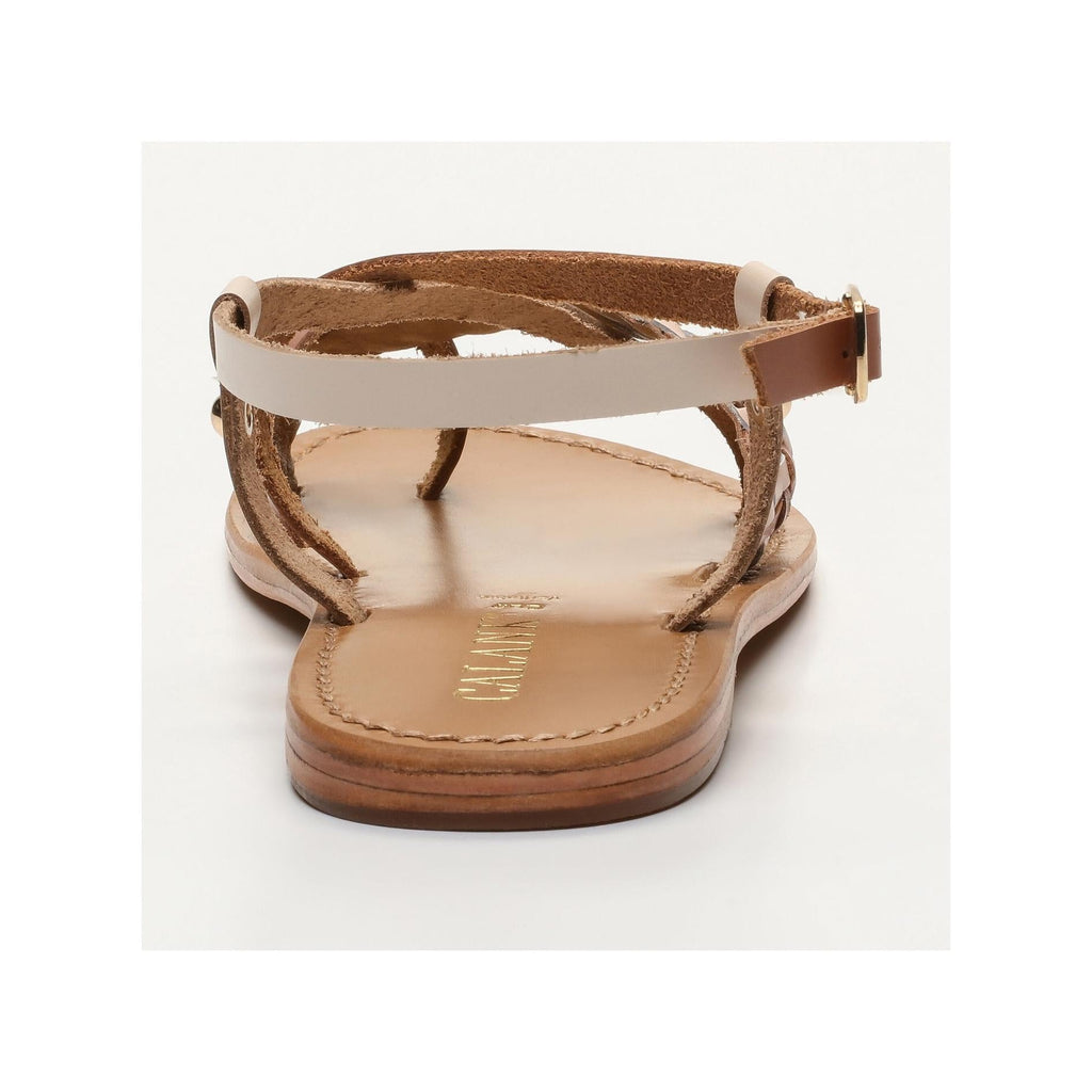 Calank - Hecla Toe-Post Sandals - Beige