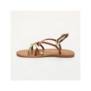 Calank - Sandales Rozene - Dark Gold Et Camel