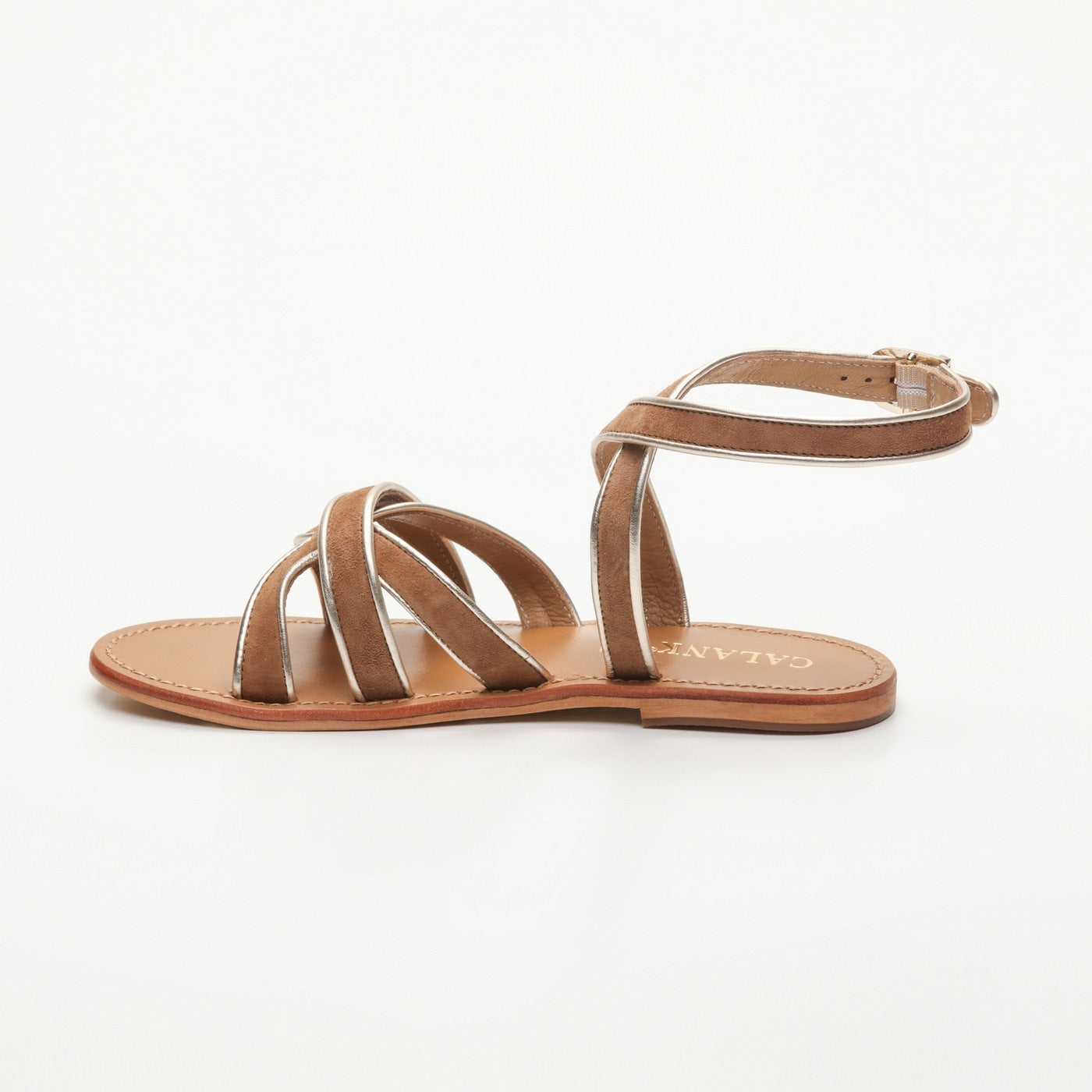 Calank - Kaleena Essential Sandals - Tan / Gold