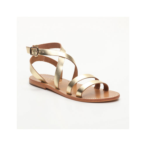 Calank - Sandales Lien - Dark Gold