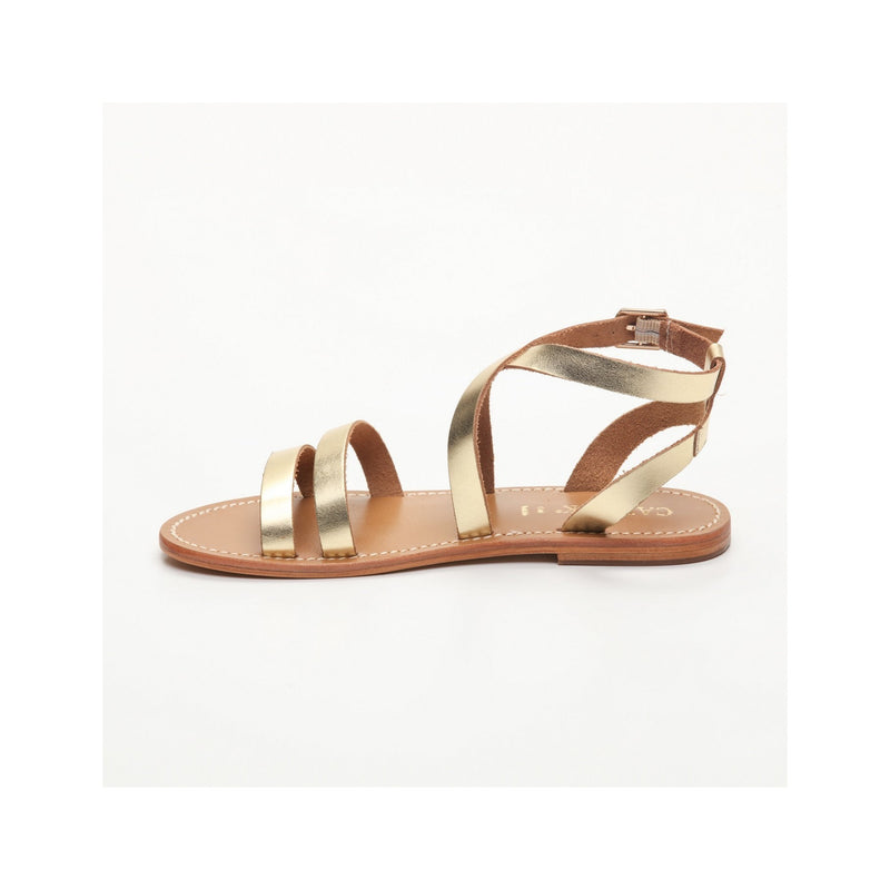 Calank - Sandales Lien - Dark Gold