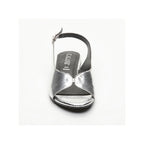 Calank - Sandalias de moda Ica - Serpiente plateada