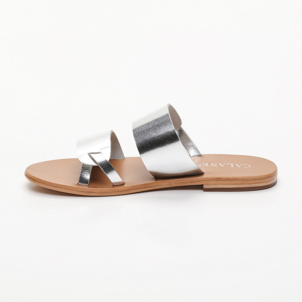 Calank - Laius Mules - Peach / Silver