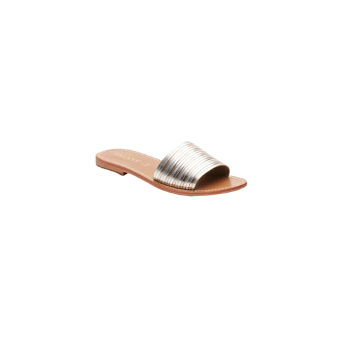 Calank - Seana Mules - Gold Silver Rose