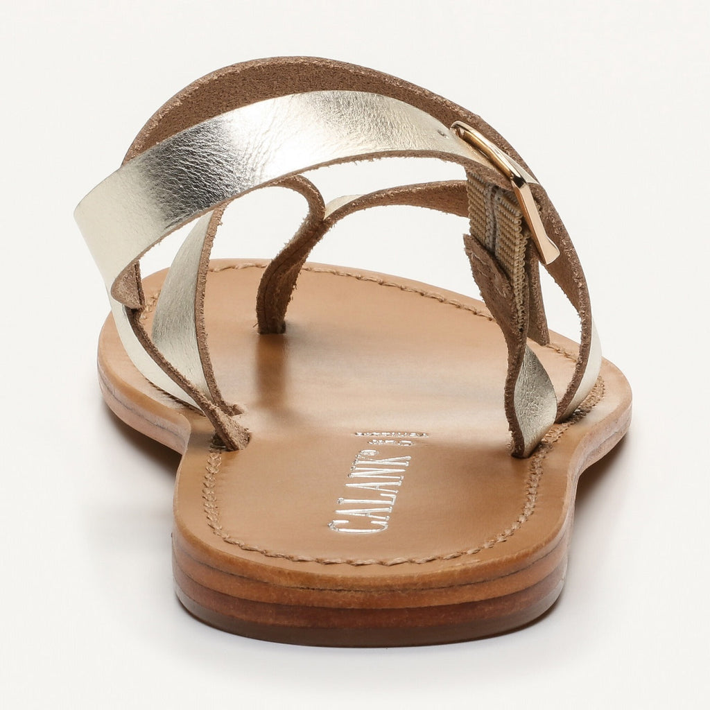 Calank - Toe-Post Sandals - Palmeiras - Gold