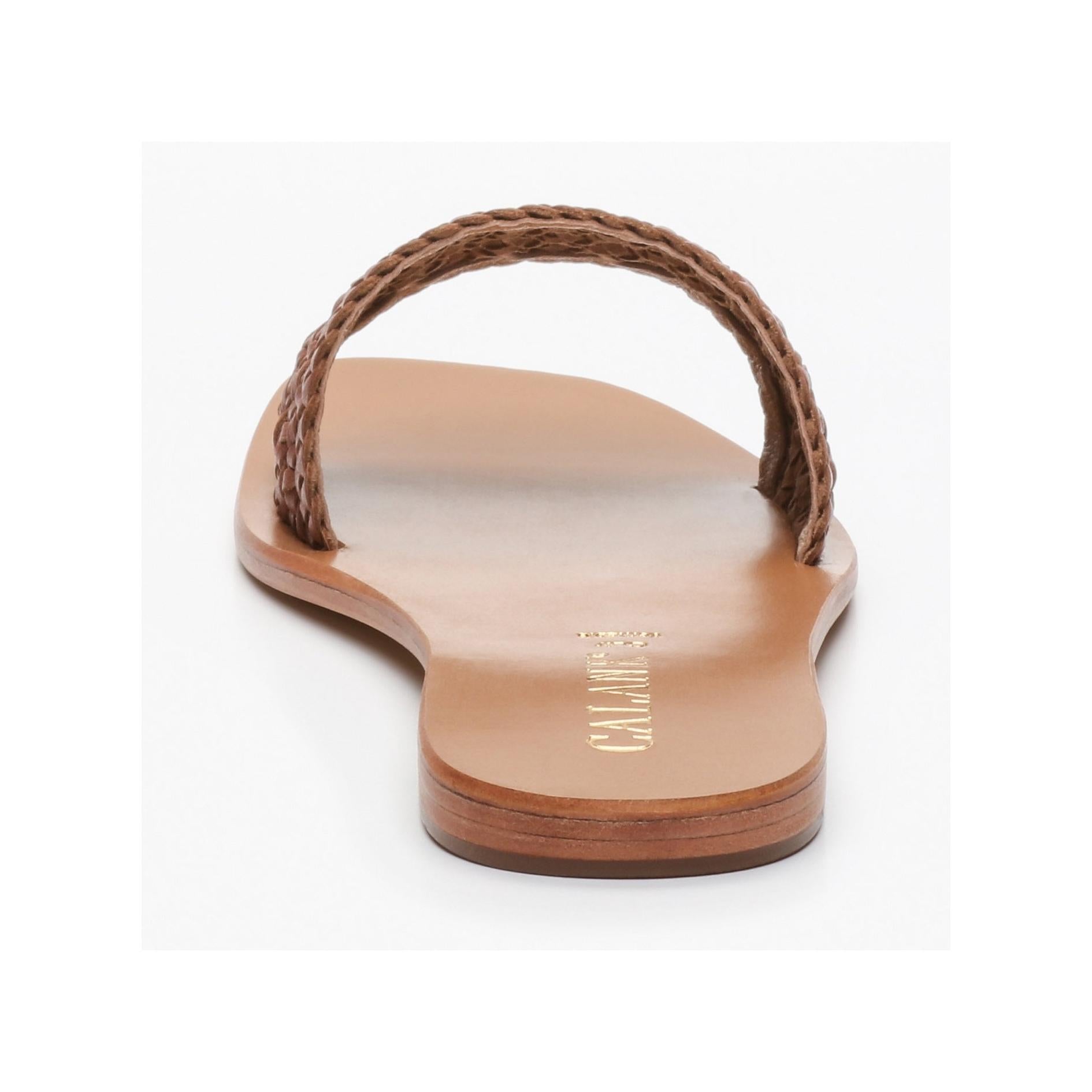 Calank - Fapri Mules - Brown