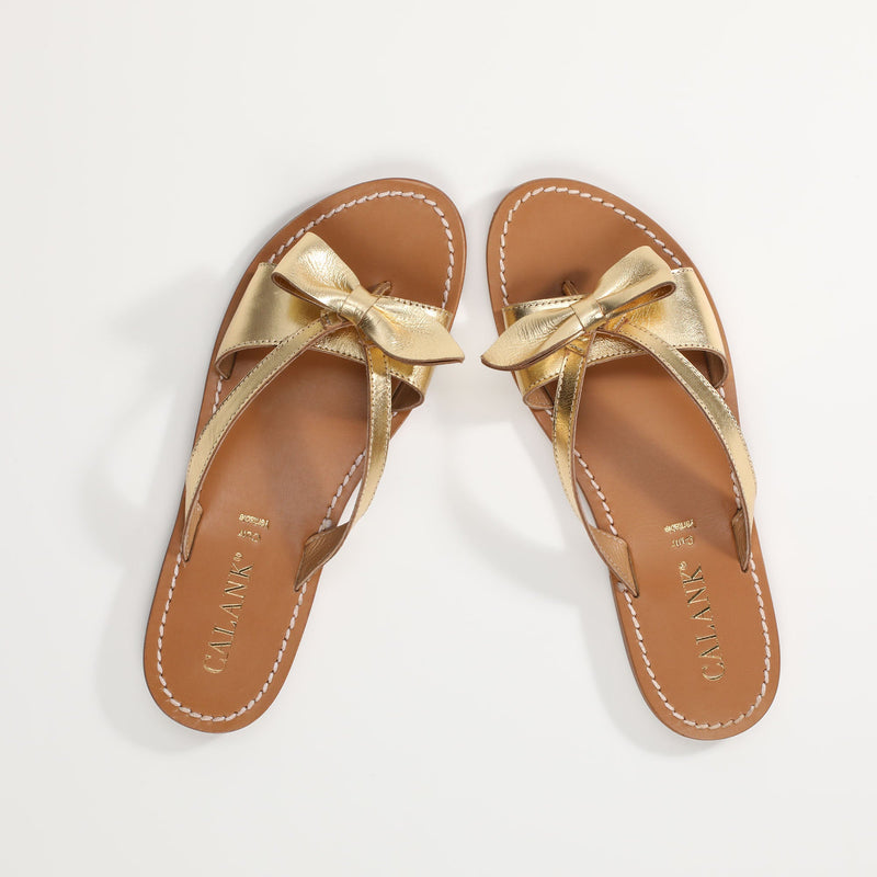Picare Mules - Gold
