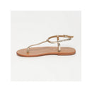 Calank - Sandales Entre-Doigts - Oruro - Doré