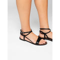 Calank - Yuma Ankle Strap Sandals - Black