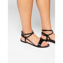 Calank - Sandalias Yuma con correa al tobillo - Negro
