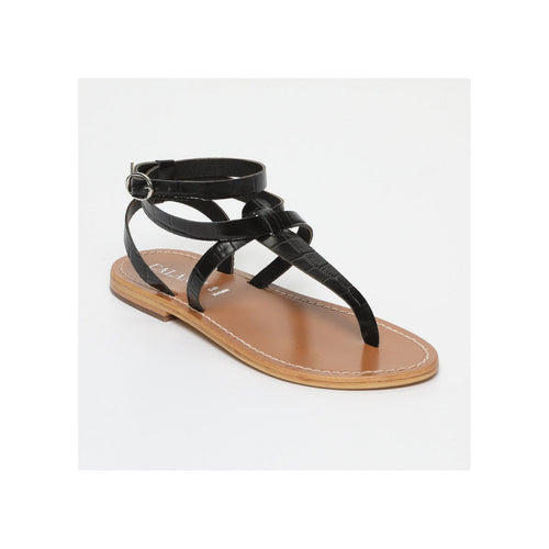 Calank - Sandales Esther - Black Croco