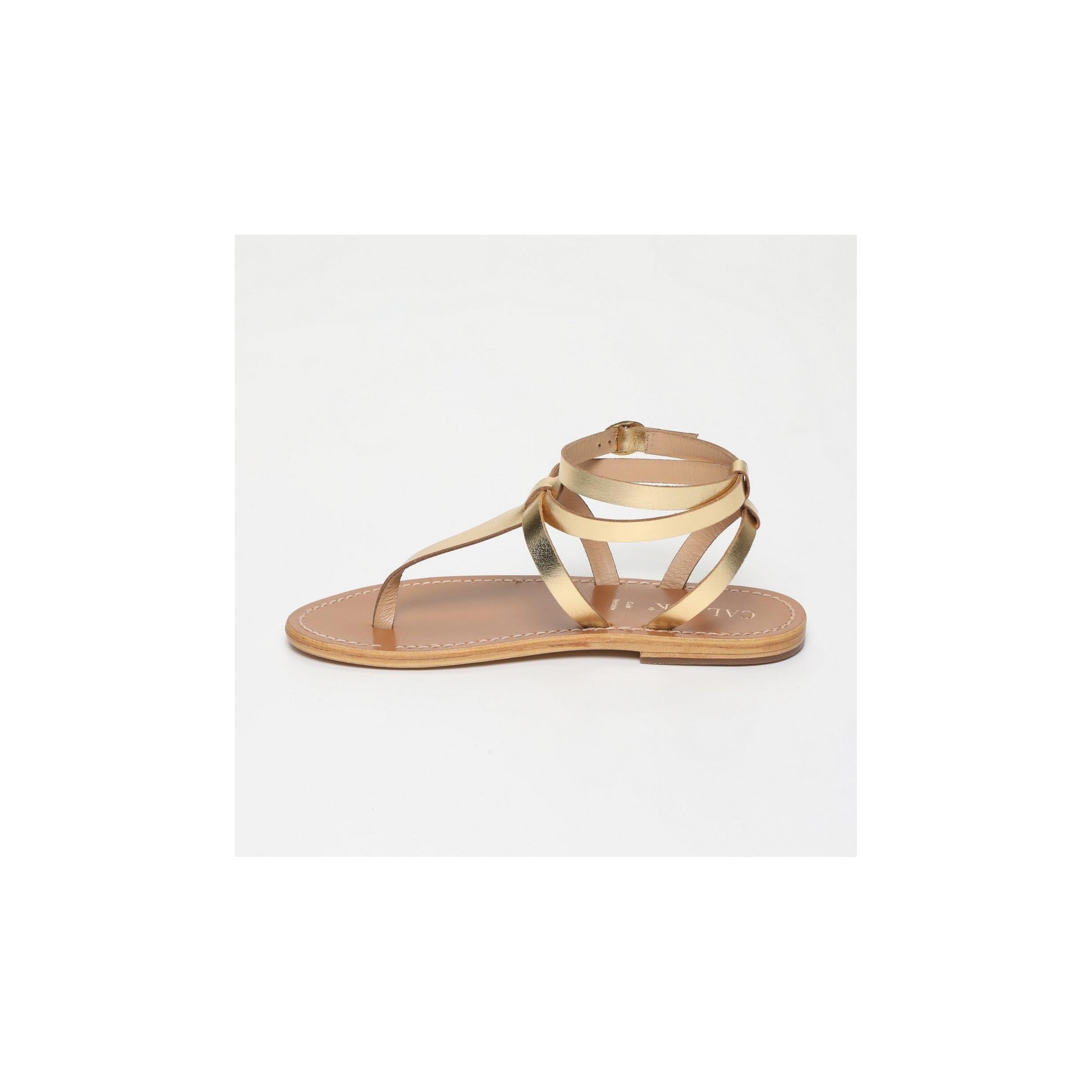 Calank - Sandalias Esther - Oro oscuro