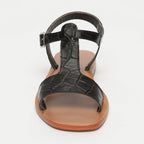 Calank - Farnoush Essential Sandals - Black Croco
