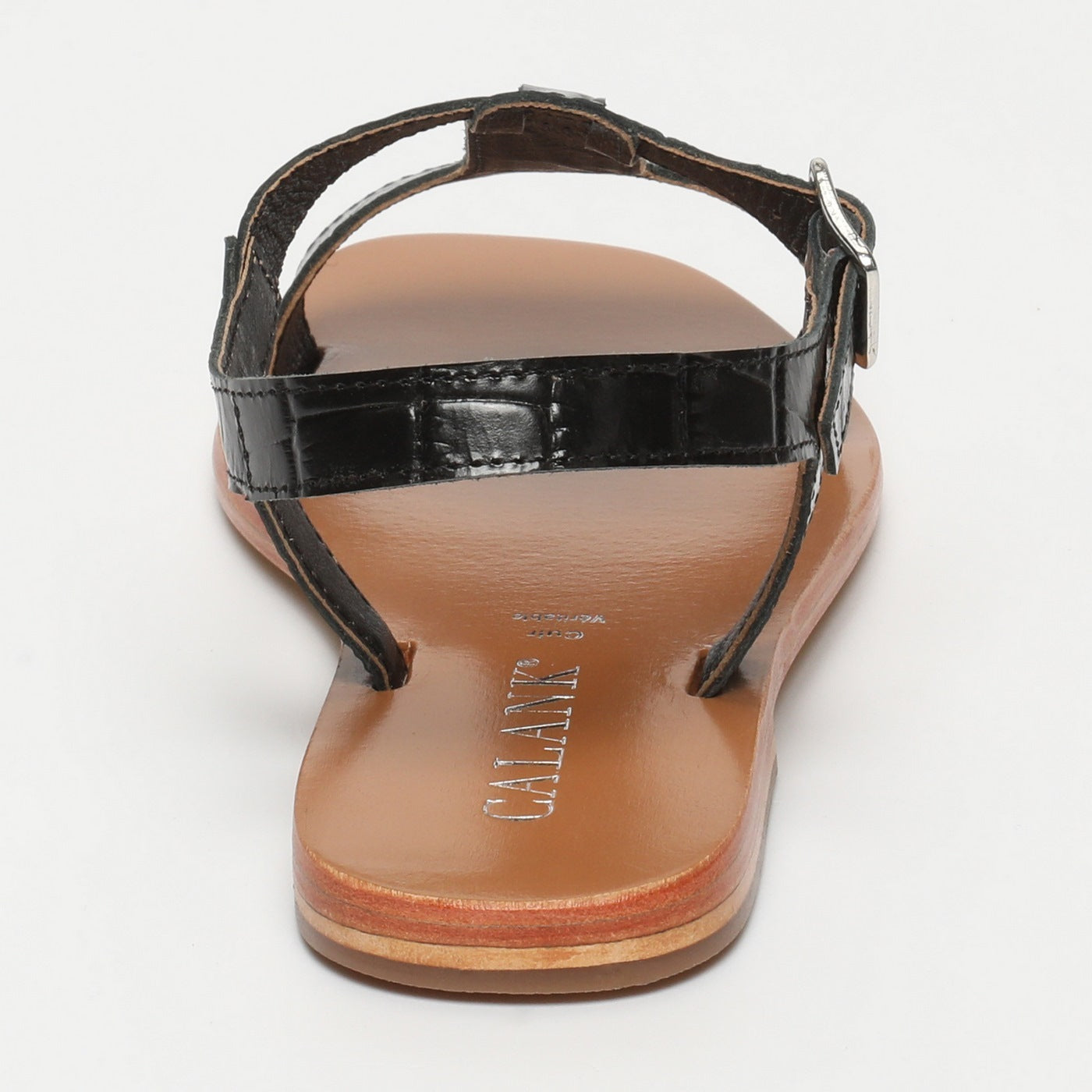 Calank - Farnoush Essential Sandals - Black Croco