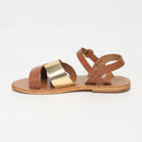 Calank - Sandales Essentielles Guoneli - Camel / Dark Gold