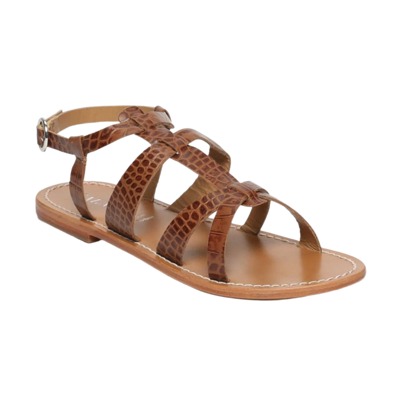 Calank - Nima Essential Sandals - Tan Croco