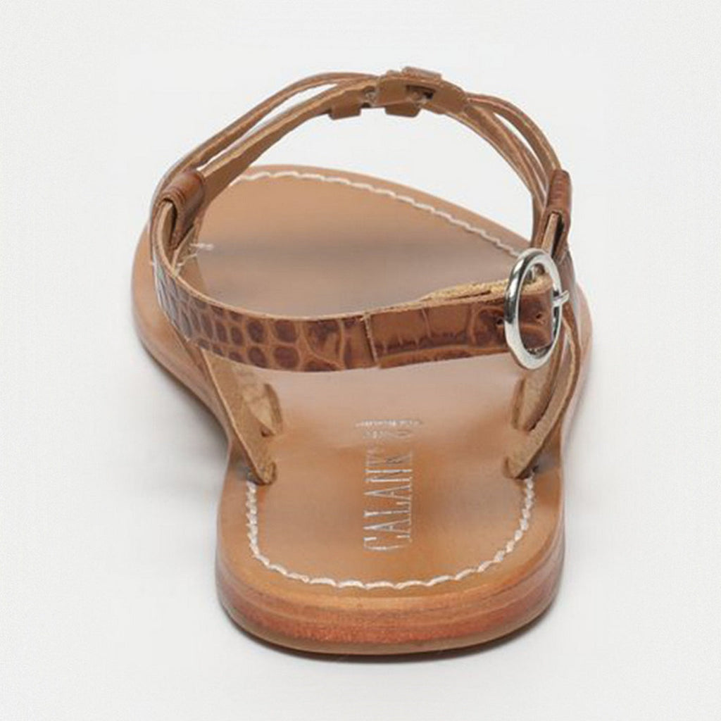 Calank - Nima Essential Sandals - Tan Croco