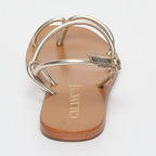 Calank - Pourhia Toe-Post Sandals - Gold