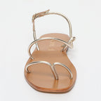Calank - Pourhia Toe-Post Sandals - Gold