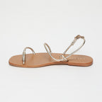 Calank - Pourhia Toe-Post Sandals - Gold