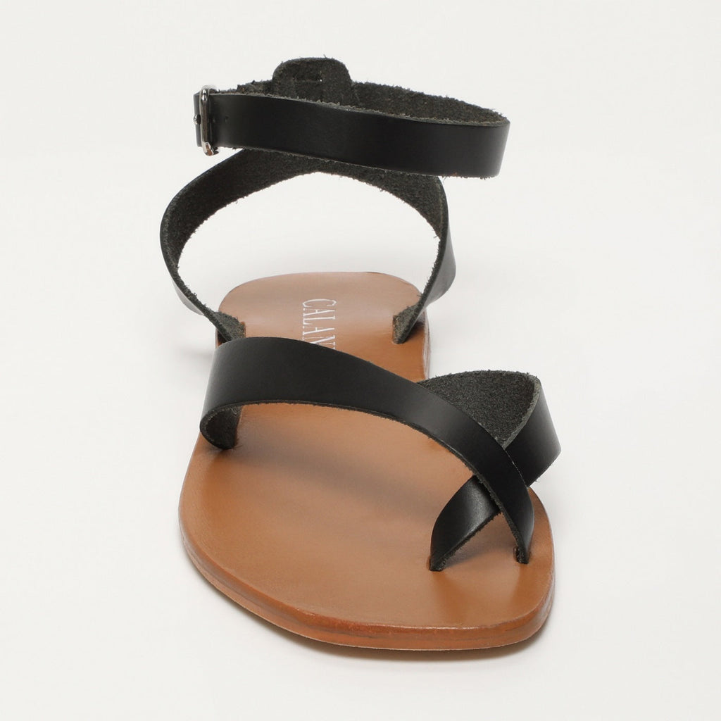 Calank - Sophie Ankle Strap Sandals - Black