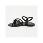 Animal Print Sandals - Quinn - Black