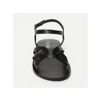 Animal Print Sandals - Quinn - Black