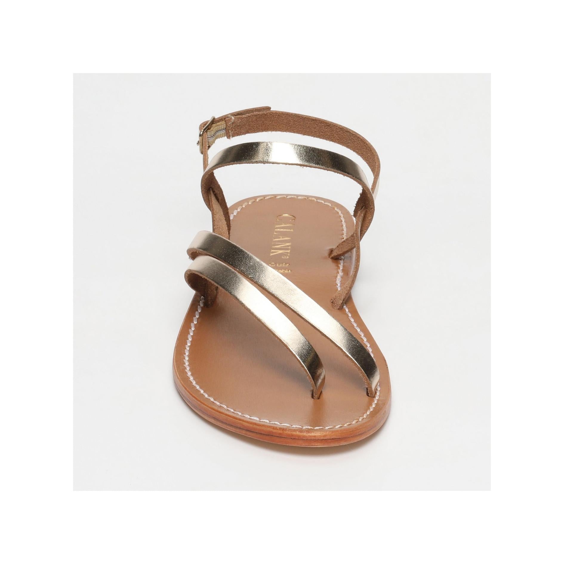Calank - Toe-Post Sandals - Cora - Gold