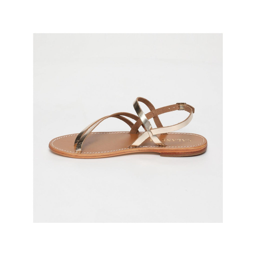 Calank - Toe-Post Sandals - Cora - Gold